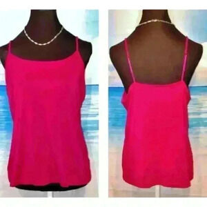 MERONA Womans WINE RED Cami Shell Tank Top Lightweight STRETCH size 2x 18/20 XXL